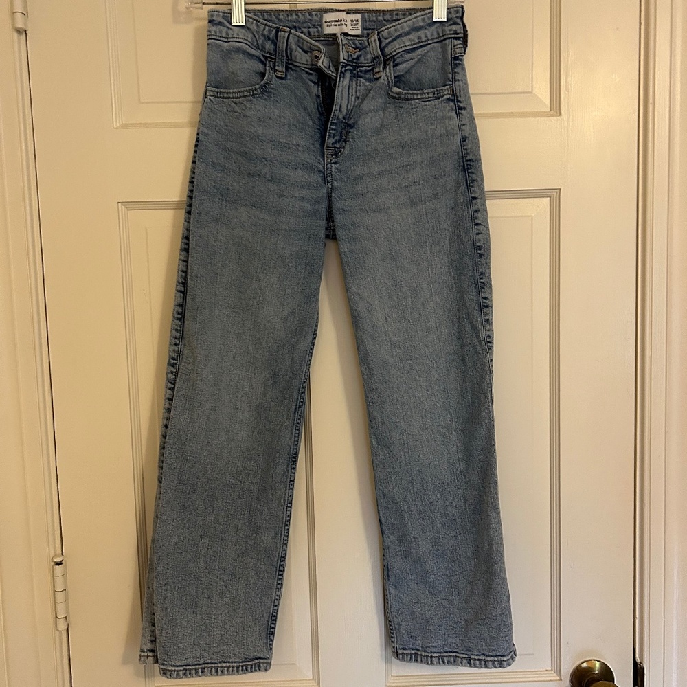 Abercrombie wide leg jeans.